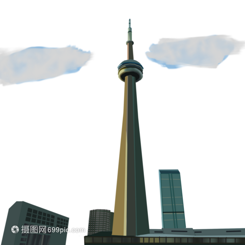 加拿大国家电视塔 金属柱构筑的建筑奇迹