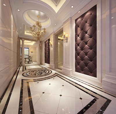 欧式典雅与现代奢华的完美融合 280平别墅装修实景图赏析