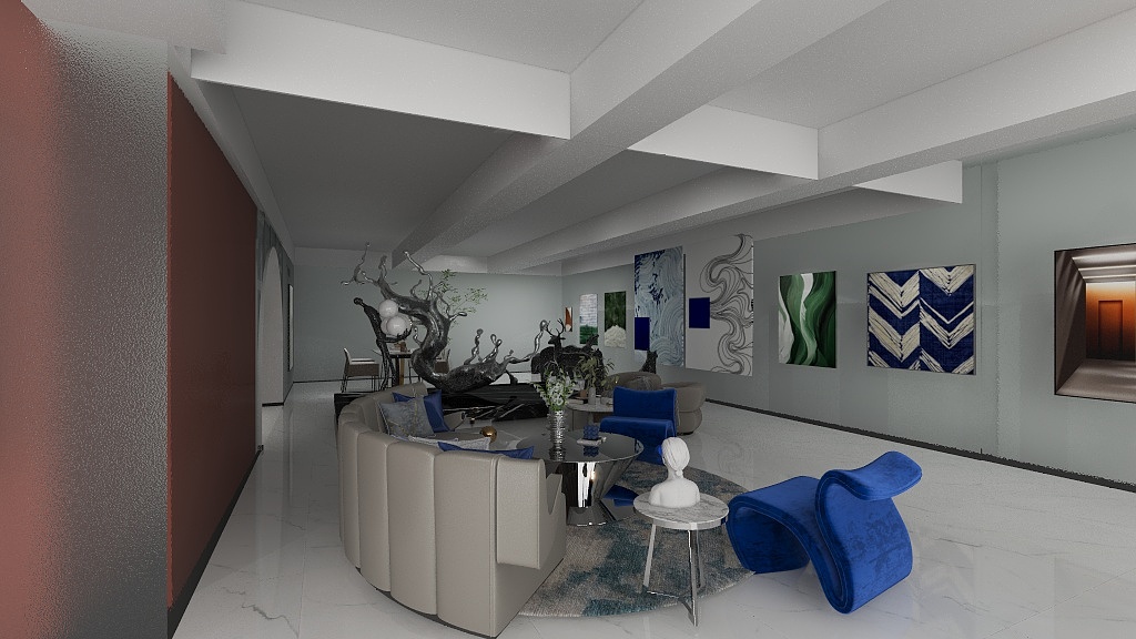 现代艺术展厅室内装修设计 空间、光与体验的融合